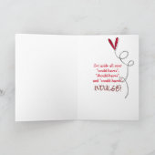 誕生日チョコレートトラッフルのサンデー カード (内部)