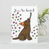 誕生日チョコレートラブラドール漫画 招待状 (スタンド正面)