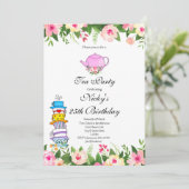 誕生日ティーパーティの招待状 招待状 (スタンド正面)