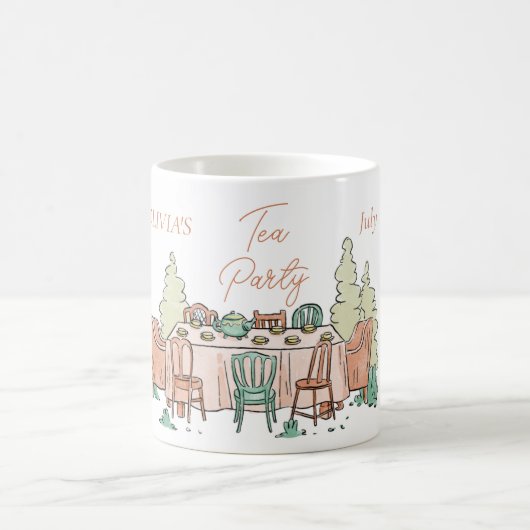誕生日ティーパーティー女の子かわいいマグカップ コーヒーマグカップ (中央)