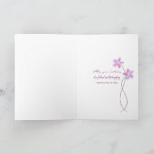 誕生日ティーブレックファスト カード (内部)