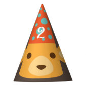 誕生日テディベア パーティーハット (正面)