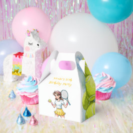 誕生日テニスエースガールお祝い フェイバーボックス