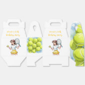 誕生日テニスエースガールお祝い フェイバーボックス (見開き)