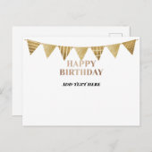 誕生日テンプレート インビテーションポストカード (正面/裏面)