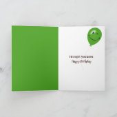 誕生日ディル漬けカクテル カード (内部)