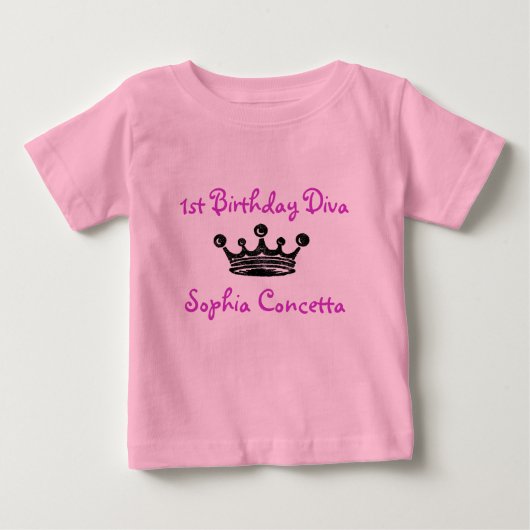 誕生日ディヴァ ベビーTシャツ (正面)