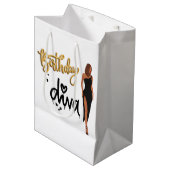 誕生日ディーバ抱き枕 ミディアムペーパーバッグ (正面アングル)