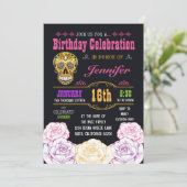 誕生日デイオブザデッドシュガースカル招待状 招待状 (スタンド正面)