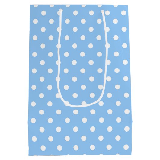 誕生日デイジーオン水玉模様中抱き枕 ミディアムペーパーバッグ (裏面)