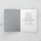 誕生日デイジーブーケインアスニーカー カード (内部)