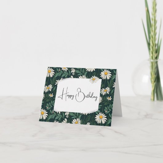 誕生日デイジーメドウ カード (正面)