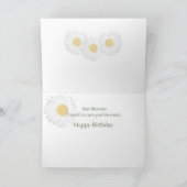 誕生日デイジー庭園 カード (内部)