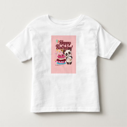 誕生日デザインTシャツ トドラーTシャツ (正面)