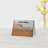 誕生日デザートレインボーグリーティングカード カード (黄色い花)