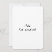 誕生日トカゲ カード (裏面)