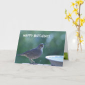 誕生日トラッシャー カード (黄色い花)