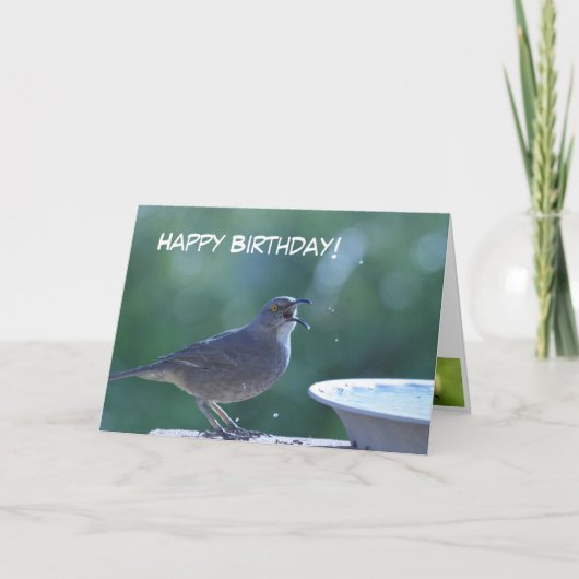 誕生日トラッシャー カード (正面)