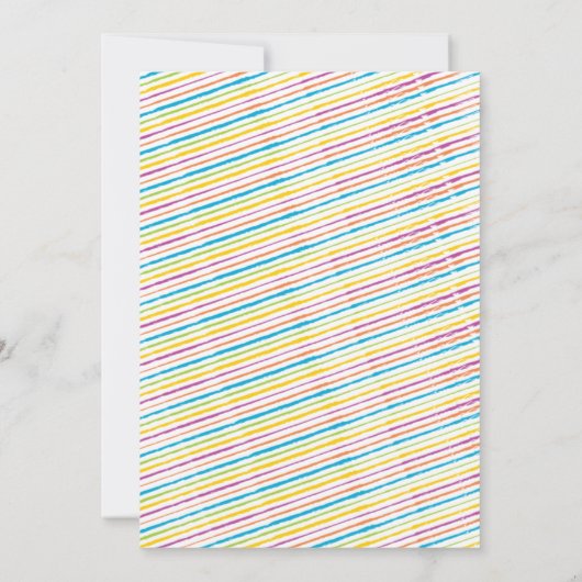 誕生日トランポリンパーティの招待状 招待状 (裏面)