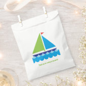 誕生日トリートバッグセールボート フェイバーバッグ (クリップ留めされた状態)