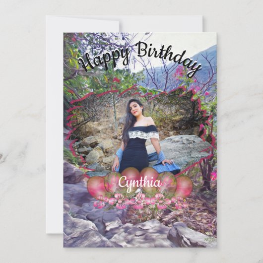 誕生日トレイル821 カード (正面)