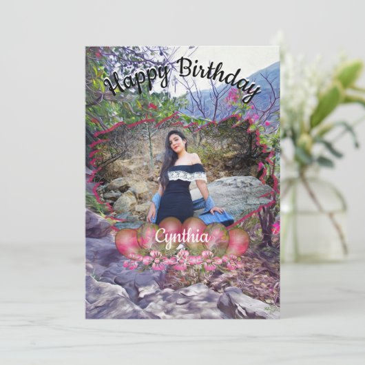 誕生日トレイル821 カード (スタンド正面)