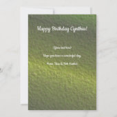 誕生日トレイル821 カード (裏面)