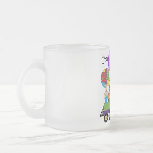 誕生日トレイン第2期Tシャツとギフト フロストグラスマグカップ (左)