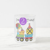 誕生日トレイン第2期Tシャツとギフト フロストグラスマグカップ (中央)