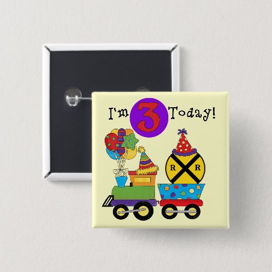 誕生日トレイン第3期Tシャツとギフト 缶バッジ (正面&裏面)