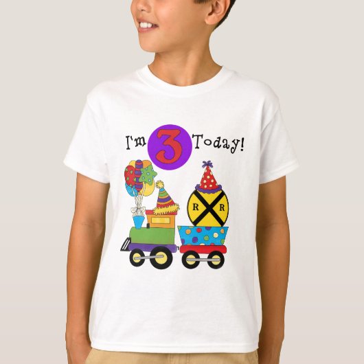 誕生日トレイン第3期Tシャツとギフト Tシャツ (正面)