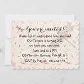 誕生日トンフライ招待状 招待状 (正面)