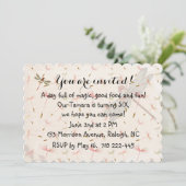 誕生日トンフライ招待状 招待状 (スタンド正面)