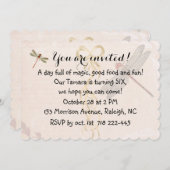 誕生日トンボの招待状 招待状 (正面/裏面)