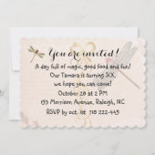 誕生日トンボの招待状 招待状 (正面)