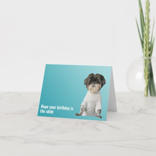 誕生日ドッグカード カード (正面)