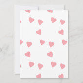 誕生日ドッグズポーティパーティーバレンタイン招待状 招待状 (裏面)