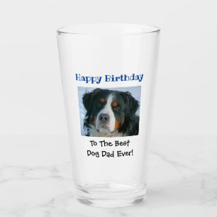 誕生日ドッグ最高のパパEver Petフォトビールポイント タンブラーグラス
