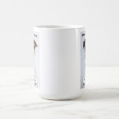 誕生日ドッグ最高のパパEver Pet写真 コーヒーマグカップ (中央)