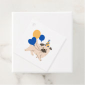 誕生日ドッグ&バルーンメッセージカード フェイバータグ (インサイチュ)