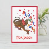 誕生日ドラゴン 招待状 (スタンド正面)