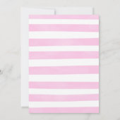 誕生日ドーナツパーティー 招待状 (裏面)