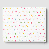 誕生日ドーナツ可愛いパカラフルラクル育て ゲストブック (裏面)