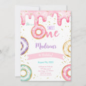 誕生日ドーナツ 招待状 (正面)