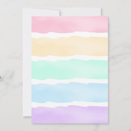 誕生日ドーナツ 招待状 (裏面)