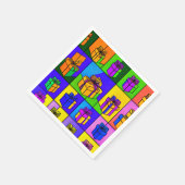 誕生日ナプキンとギフトデザイン スタンダードカクテルナプキン (角)