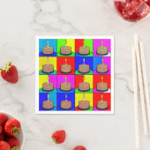 誕生日ナプキンズウィズケーキデザイン スタンダードカクテルナプキン (インサイチュ)