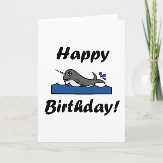 誕生日ナルファル カード (正面)