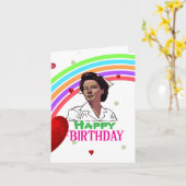 誕生日ナース カード (黄色い花)