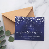 誕生日ネイビー救ル銀日付パーティー予算 チラシ